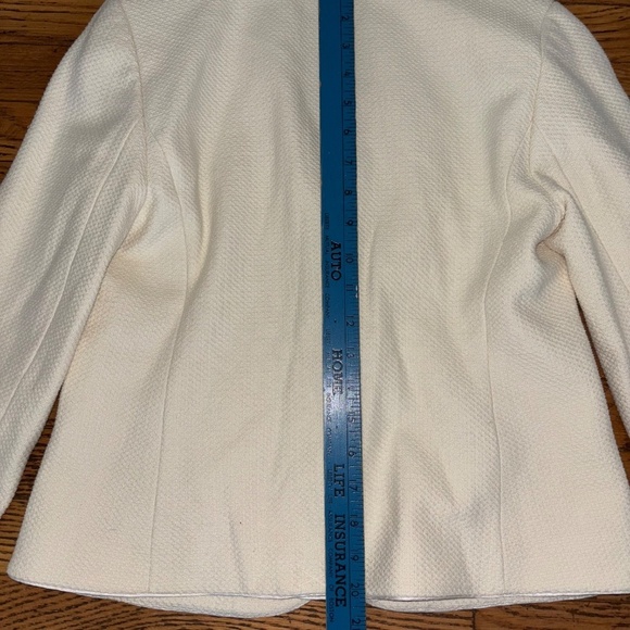 Ann Taylor 6 petite cream off white jacket blazer - Picture 9 of 13